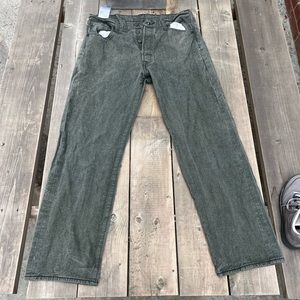 Vintage Levi’s 501 green jeans